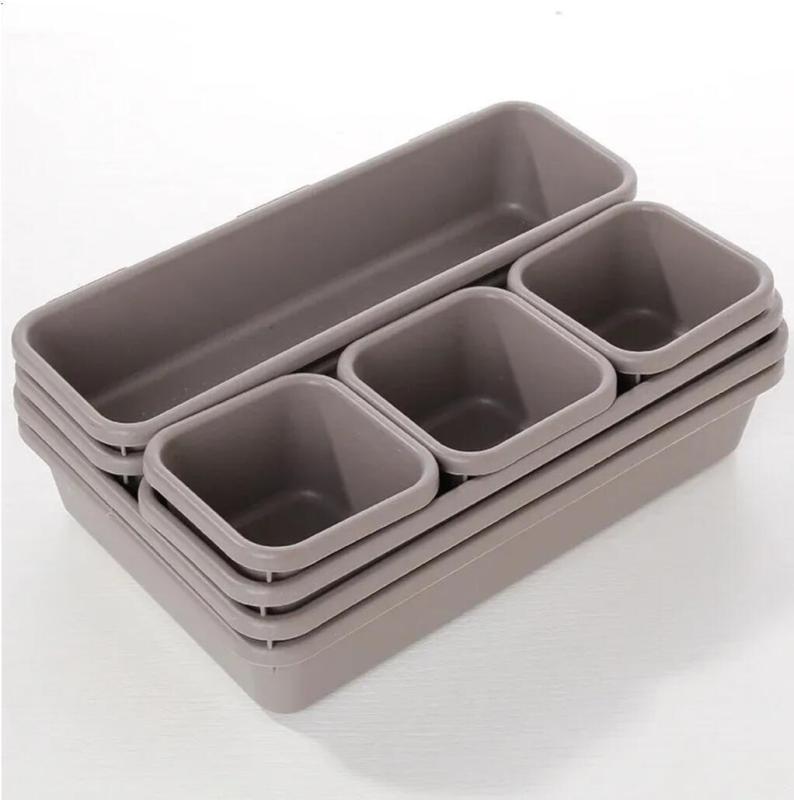 Household item drawer plastic storage box partition art combination eight piece cosmetic storage desktop organization
