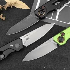 Kershaw 7550 Launch 11 AUTO Folding Knife 2.75" CPM-154 Reverse Tanto Blade, Black Aluminum Handles