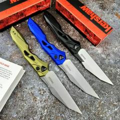 Kershaw 7650 Launch 13 AUTO Folding Knife 3.5" Two-Tone CPM-154 Wharncliffe Blade, Anodized Aluminum Handles