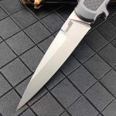 Kershaw 7150 Launch 8 AUTO Folding Knife 3.5" Stonewashed CPM-154 Spear Point Blade, Anodized Aluminum Handles with Carbon Fiber Inlay