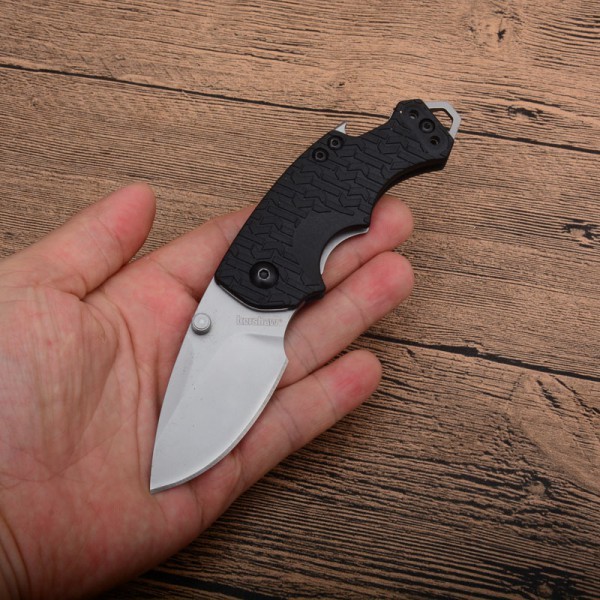 Kershaw 3800 Shuffle II Multi- Function Folding Knife 2.25" Blackwash 8Cr14mov Plain Blade, Glass-Filled Nylon Handles