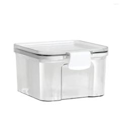 Storage Bottles Sealed Plastic Food Box Cereal Candy Dried Jars With Lid Fridge StorageTank Containers Household Items Kitchen Organizer