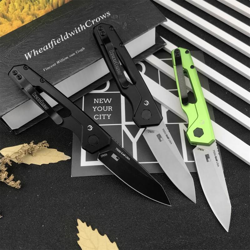 Kershaw 7550 Launch 11 AUTO Folding Knife 2.75" CPM-154 Reverse Tanto Blade, Black Aluminum Handles