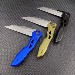 Kershaw 7650 Launch 13 AUTO Folding Knife 3.5" Two-Tone CPM-154 Wharncliffe Blade, Anodized Aluminum Handles