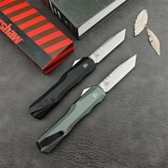 Kershaw 9000TDAM Matt Diskin Livewire OTF AUTO Knife 3.3" CPM-MagnaCut Tanto Blade, Black Aluminum Handles