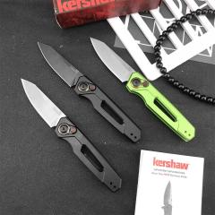 Kershaw 7550 Launch 11 AUTO Folding Knife 2.75" CPM-154 Reverse Tanto Blade, Black Aluminum Handles