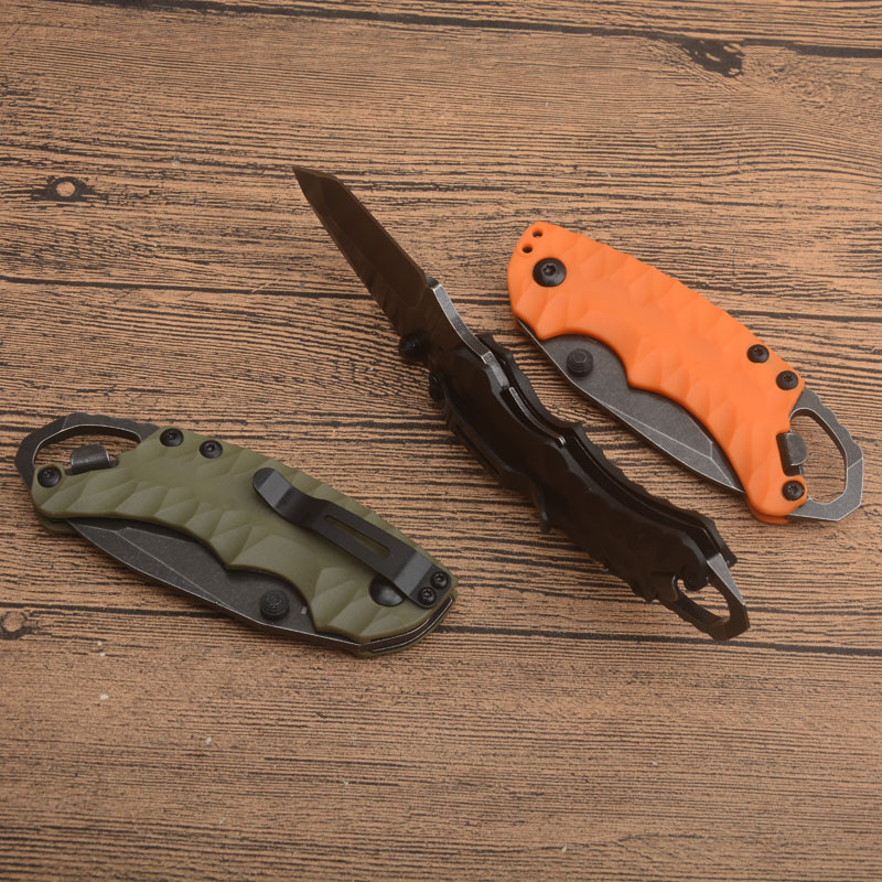 Kershaw 8750BLKBW Shuffle II Multi- Function Folding Knife 2.25" Blackwash Plain Blade, Glass-Filled Nylon Handles