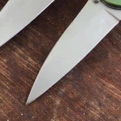 Kershaw 1660OL Ken Onion Leek Assisted Flipper Knife 3" Bead Blast Plain Blade, OD Aluminum Handles