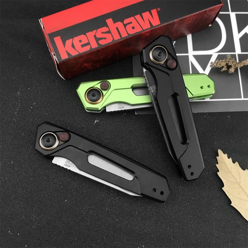 Kershaw 7550 Launch 11 AUTO Folding Knife 2.75" CPM-154 Reverse Tanto Blade, Black Aluminum Handles