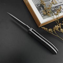 Kershaw 3655BW Folding Knife 3.35" Working Finish 8Cr13mov Drop Point Blade, Aluminum Handles