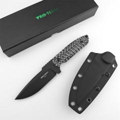 Pro-Tech Rockeye PR-2 Fixed Blade Knife 3.82" D2 DLC Plain Blade, G10 Handles