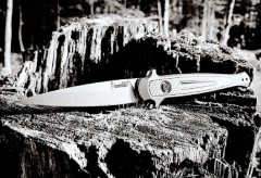 Kershaw 7150 Launch 8 AUTO Folding Knife 3.5" Stonewashed CPM-154 Spear Point Blade, Anodized Aluminum Handles w/ Carbon Fiber Inlay