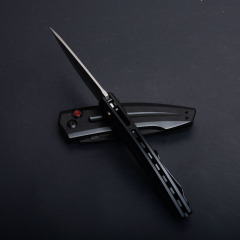 Kershaw 7200 Auto Folding Knife 2.68" Working Finish 8Cr13mov Drop Point Blade, Aluminum Handles