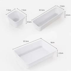 Household item drawer plastic storage box partition art combination eight piece cosmetic storage desktop organization