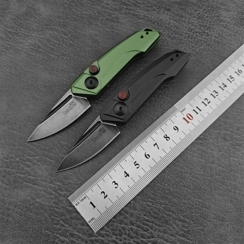 Kershaw 7250 Launch 9 AUTO Folding Knife 1.8" Working Finish CPM-154 Drop Point Blade, Black Anodized Aluminum Handles