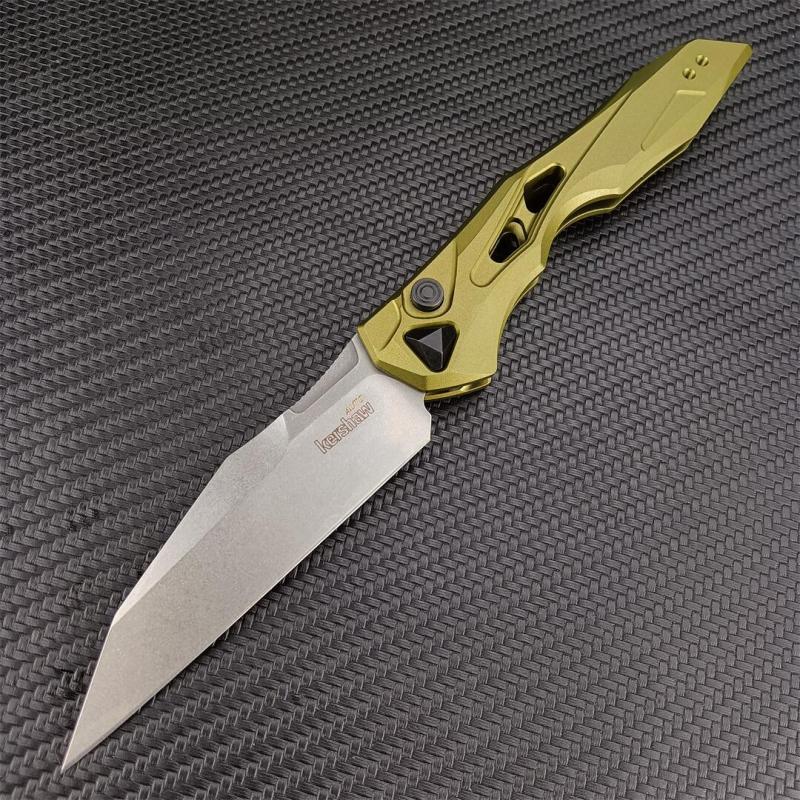Kershaw 7650 Launch 13 AUTO Folding Knife 3.5" Two-Tone CPM-154 Wharncliffe Blade, Anodized Aluminum Handles