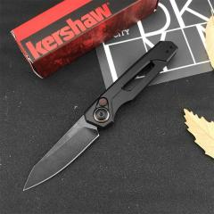 Kershaw 7550 Launch 11 AUTO Folding Knife 2.75" CPM-154 Reverse Tanto Blade, Black Aluminum Handles