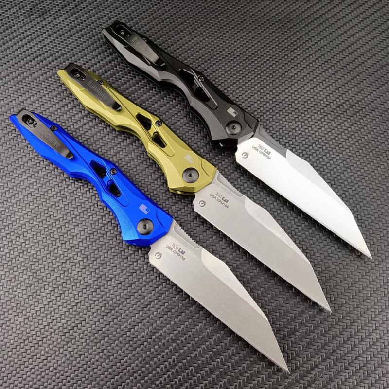 Kershaw 7650 Launch 13 AUTO Folding Knife 3.5" Two-Tone CPM-154 Wharncliffe Blade, Anodized Aluminum Handles