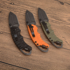 Kershaw 8750BLKBW Shuffle II Multi- Function Folding Knife 2.25" Blackwash Plain Blade, Glass-Filled Nylon Handles