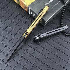 Kershaw 7150 Launch 8 AUTO Folding Knife 3.5" Stonewashed CPM-154 Spear Point Blade, Anodized Aluminum Handles with Carbon Fiber Inlay