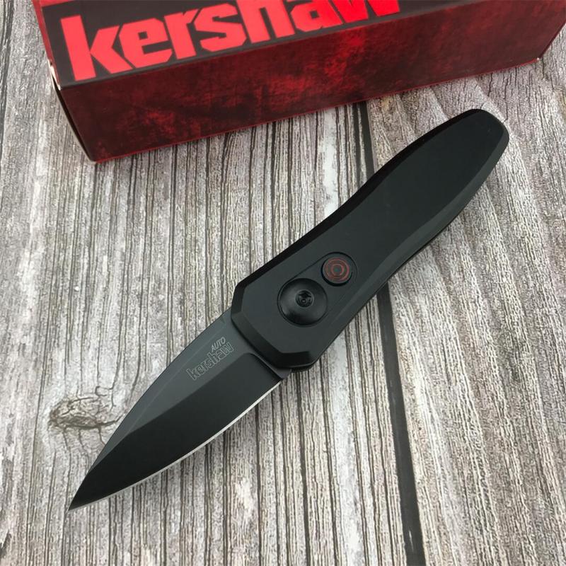 Kershaw 7500OLSW Launch 4 AUTO Folding Knife 1.9" CPM-154 Stonewashed Blade, OD Green Aluminum Handles