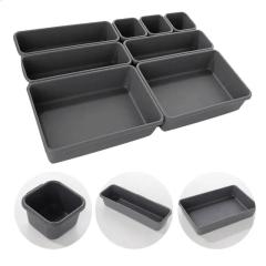 Household item drawer plastic storage box partition art combination eight piece cosmetic storage desktop organization