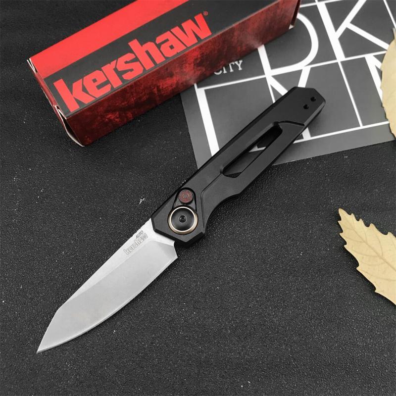 Kershaw 7550 Launch 11 AUTO Folding Knife 2.75" CPM-154 Reverse Tanto Blade, Black Aluminum Handles