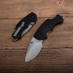 Kershaw 3800 Shuffle II Multi- Function Folding Knife 2.25" Blackwash 8Cr14mov Plain Blade, Glass-Filled Nylon Handles