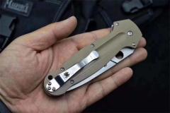 Spy C125 Folding Knife 3.86" CPM-S30V Satin Plain Blade, G10 Handles - C125GP