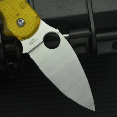 Spy Sage 5 Lightweight Folding Knife 2.95" CPM-S30V Satin Plain Blade, PEI Handles - C123PBK