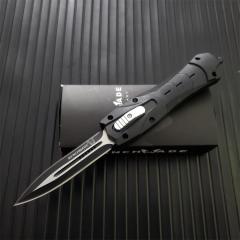 Benchmade 3300 Infidel Dagger AUTO OTF Knife 3.74" 440 Black Double Edge Blade, Zinc Aluminum Alloy Handles
