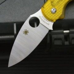Spy Sage 5 Lightweight Folding Knife 2.95" CPM-S30V Satin Plain Blade, PEI Handles - C123PBK