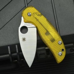Spy Sage 5 Lightweight Folding Knife 2.95" CPM-S30V Satin Plain Blade, PEI Handles - C123PBK