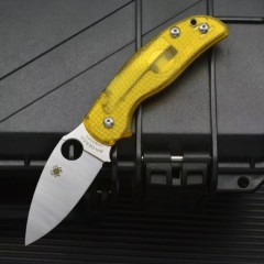 Spy Sage 5 Lightweight Folding Knife 2.95" CPM-S30V Satin Plain Blade, PEI Handles - C123PBK