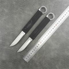 Reate Assisted Open Folding Knife 3.35" 440c Satin Plain Blade, G10 Handles