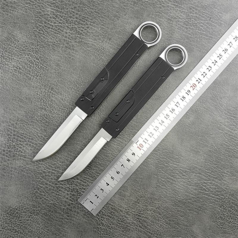 Reate Assisted Open Folding Knife 3.35" 440c Satin Plain Blade, G10 Handles