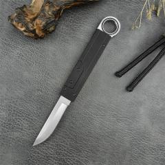 Reate Assisted Open Folding Knife 3.35" 440c Satin Plain Blade, G10 Handles