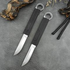 Reate Assisted Open Folding Knife 3.35" 440c Satin Plain Blade, G10 Handles