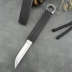 Reate Assisted Open Folding Knife 3.35" 440c Satin Plain Blade, G10 Handles