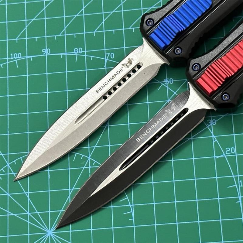 Benchmade 838 Dagger AUTO OTF Knife 3.54" D2 Double Edge Blade, T6-Aluminum Alloy Handles