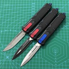 Benchmade 838 Dagger AUTO OTF Knife 3.54" D2 Double Edge Blade, T6-Aluminum Alloy Handles
