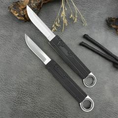 Reate Assisted Open Folding Knife 3.35" 440c Satin Plain Blade, G10 Handles