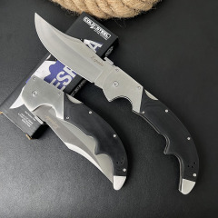 CS 62MA XL Espada Folding Knife 5.12" S35VN Satin Blade, Polished G10 Handles with Aluminum Bolsters, Lockback