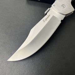 CS 62MA XL Espada Folding Knife 5.12" S35VN Satin Blade, Polished G10 Handles with Aluminum Bolsters, Lockback