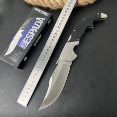 CS 62MA XL Espada Folding Knife 5.12" S35VN Satin Blade, Polished G10 Handles with Aluminum Bolsters, Lockback