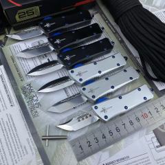 Microtech Mini Troodon AUTO OTF Knife 1.88" D2 Mirro Blade, Aviation Aluminum Handles