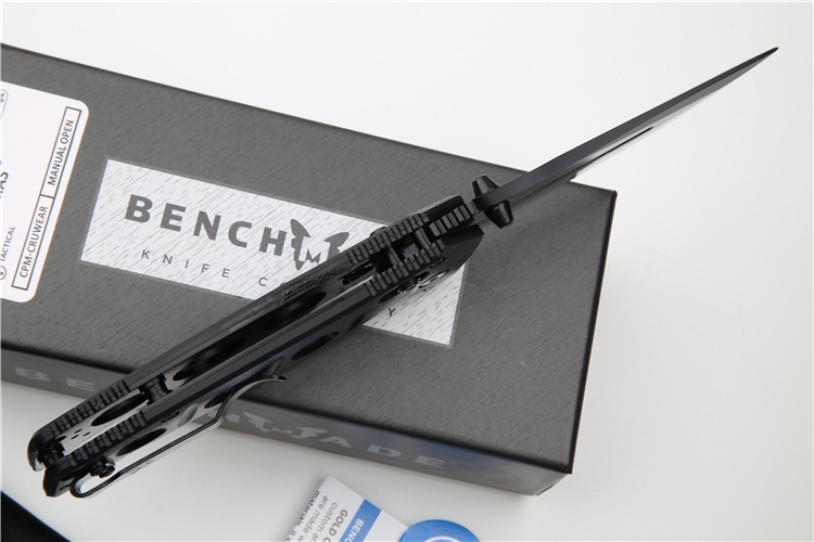 Benchmade 273FE-2 MINI ADAMAS Folding Knife 3.26" CPM-MagnaCut Satin Plain Blade, G10 Handles