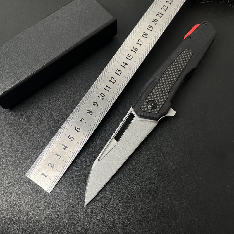 Sigil Assisted Open Folding Knife 3.94" D2 Satin Plain Blade, G10 Handles