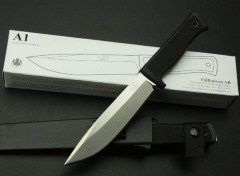 A1 Survival Fixed Blade Knife 6.1" Satin 8Cr13 Blade, Zytel Handle and Sheath