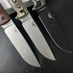 ESEE Knives ESEE-6P 6.3'' 1095 Steel Plain Edge, 3D Machined G10 Handles, Clip Plate